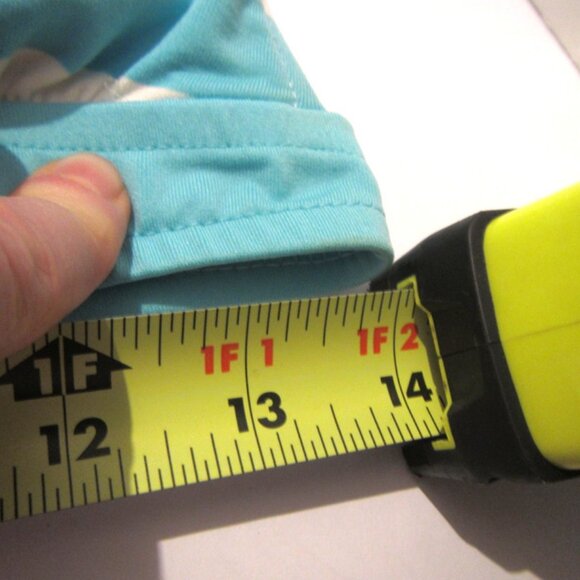 Arizona Jean Company Blue & White Swim Bikini Halter Top S - Picture 4 of 7